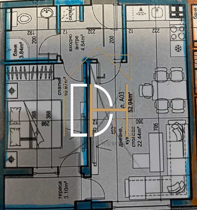Продава се Двустаен апартамент в Пловдив, Христо Смирненски - 60 кв.м за 1817 €/кв.м - Снимка #7
