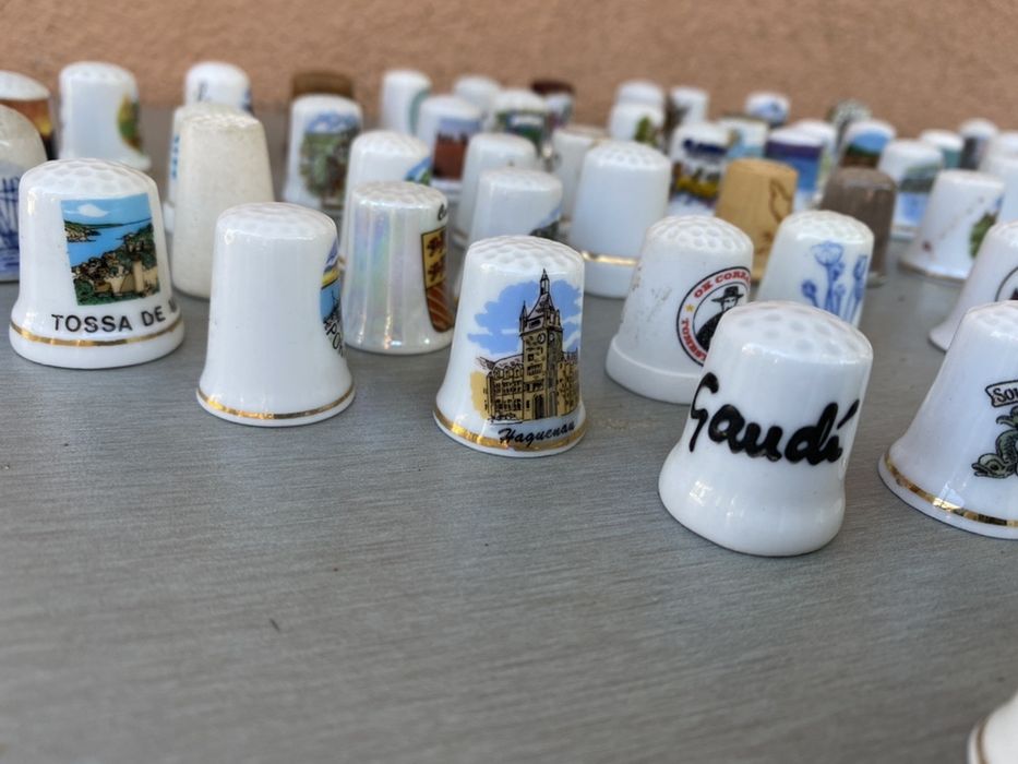 60 броя порцеланови напръстници колекция от цял свят напръстник 000#29