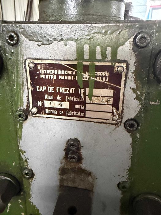 Masina de frezat FU 36 - Mecanica Cugir