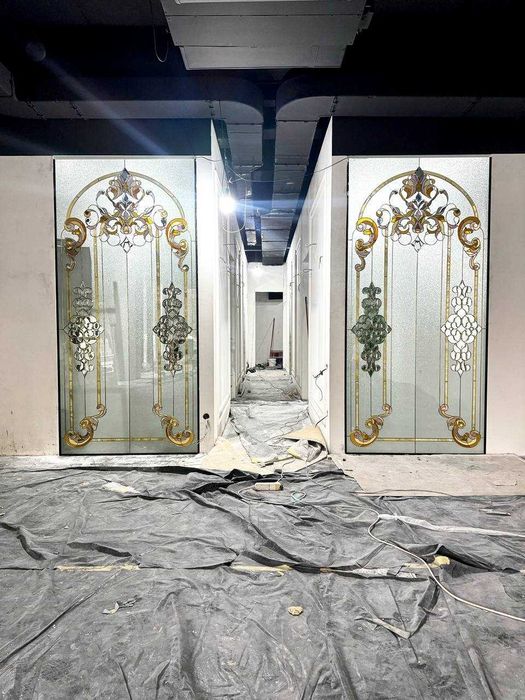 Eshik uchun oyna yasab beramiz