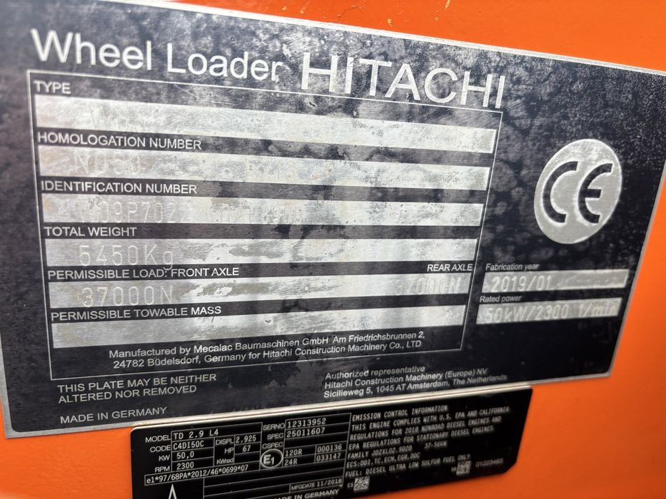 Incarcator frontal Hitachi