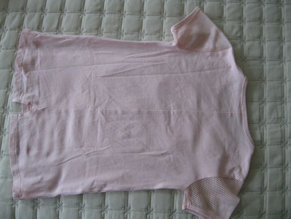 Страхотна блуза в цвят праскова за момиче