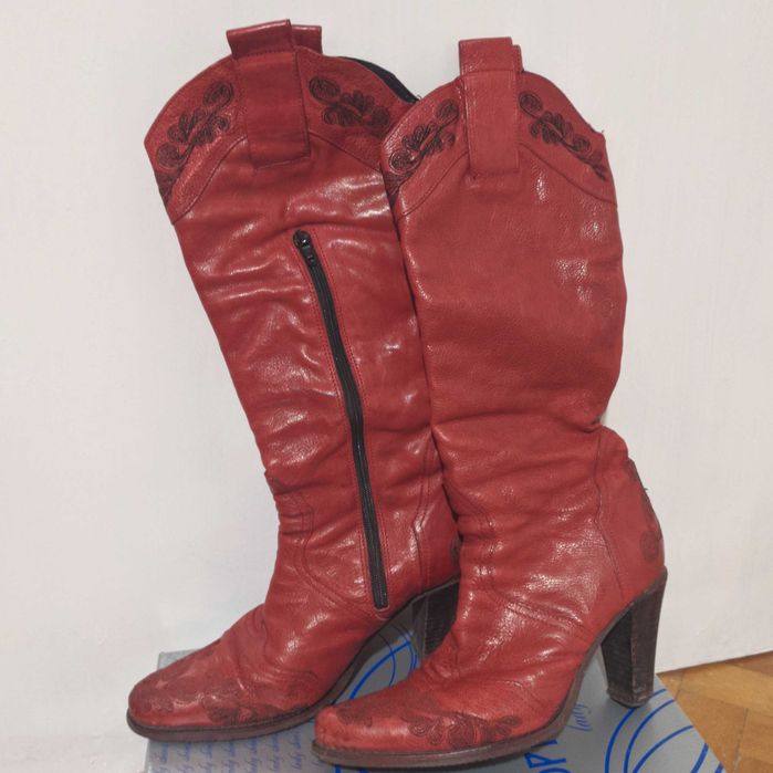 Ботуши Естествена Кожа, 35, 36