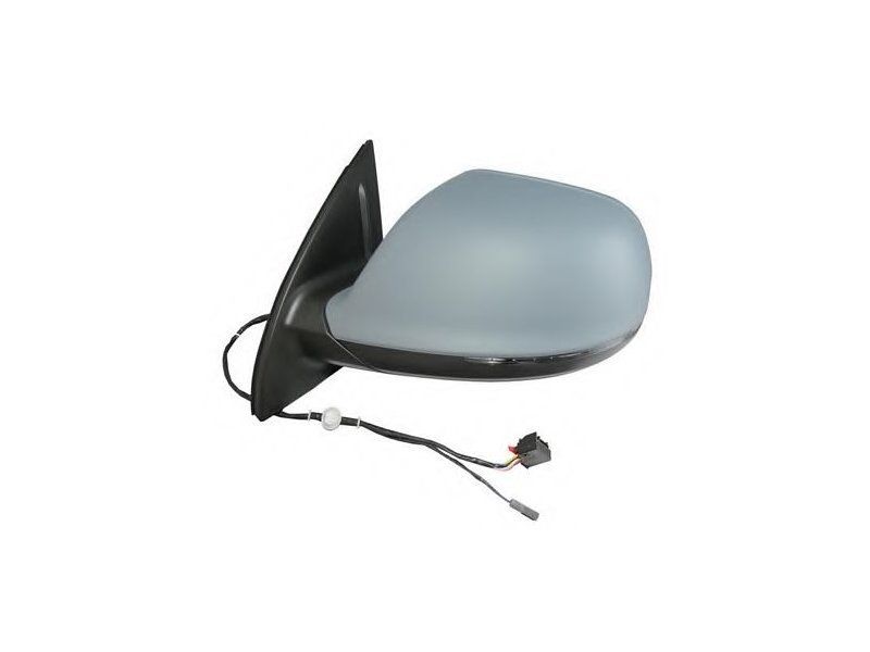 Oglinda exterioara Audi Q7 (4l), 09.2009-2014, stanga/dreapta, reglare electrica; grunduit; incalzita; geam asferic; cromat; 8 pini; cu semnalizare