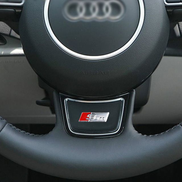 Emblema S-line volan metal Refit AUDI Q5 Q7 A1 A3 A4 A5 A6