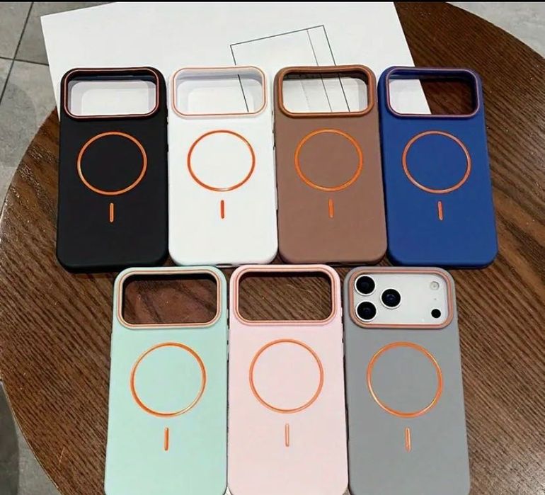 Чехол магнитный на айфон 14/15/16/17 (Pro/Pro Max)