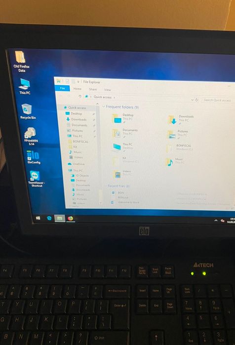 Monitor touch screen ELO