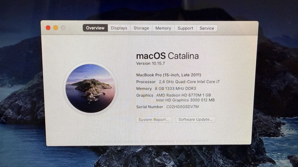 Apple MacBook pro 15’ impecabil procesor i7, 8gb ram, ssd 256gb