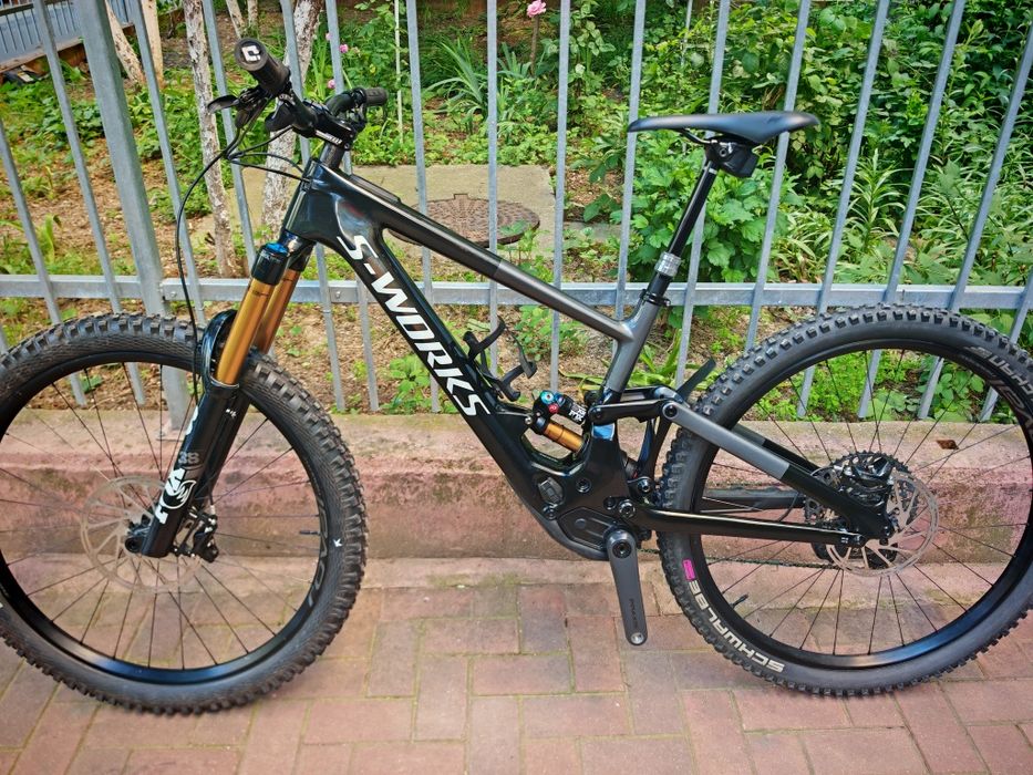 Bicicleta electrica full suspension carbon Specialized S-works Turbo Kenevo SL AXS S3 stare impecabila 940 km