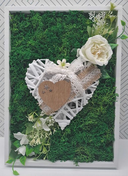 Рамки за подарък със скандинавки мъх