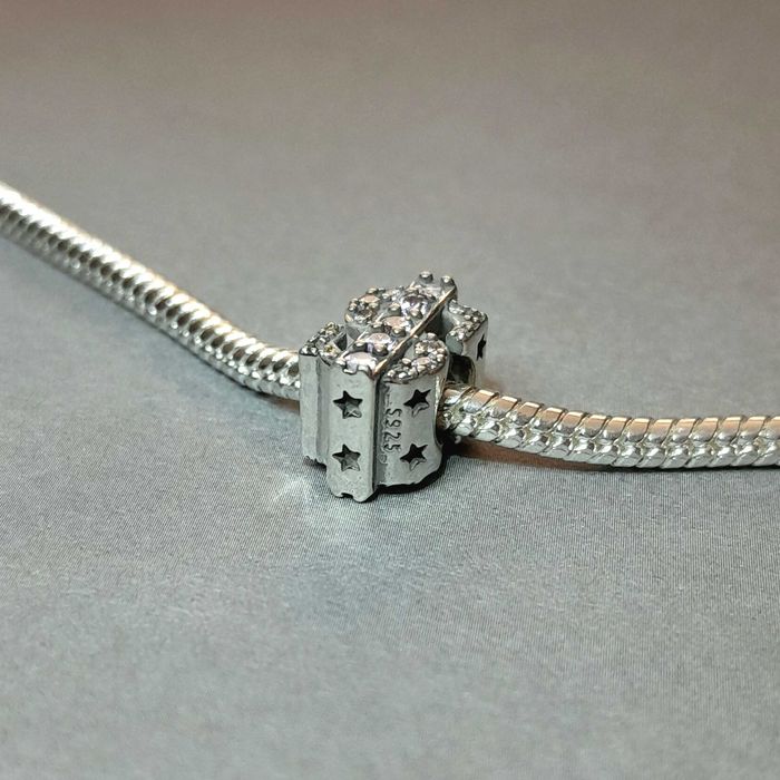PANDANTIV DOLAR de argint cu zirconiu cubic