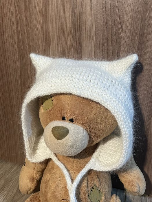 Вязанные шапки-чепчик