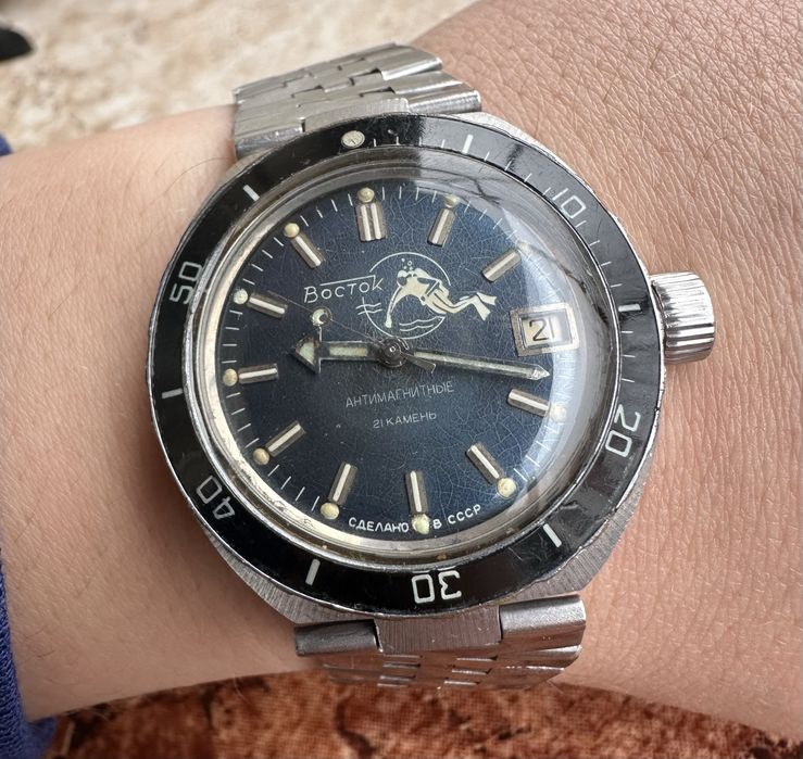 Сьветски оригинален часовник Восток командирски водолаз