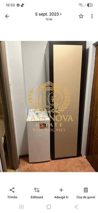 Apartament 1 camera, balcon inchis, parcare – zona Garii