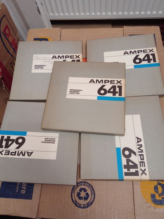 Lot 5buc benzi magnetice AMPEX PRO 641
