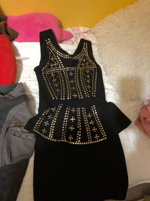 Къса рокля ,черна s размер