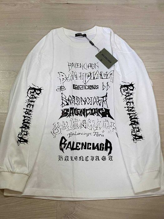 Balenciaga longsleeve metal