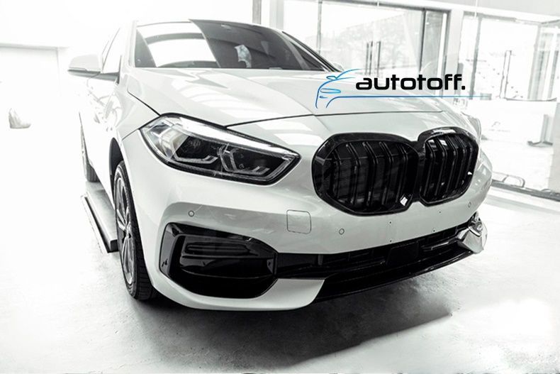 Grile duble BMW F40 F41 Seria 1 (2020+) Negru lucios