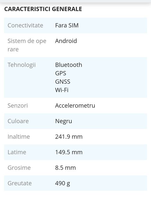 Tableta Samsung galaxy tab E T560