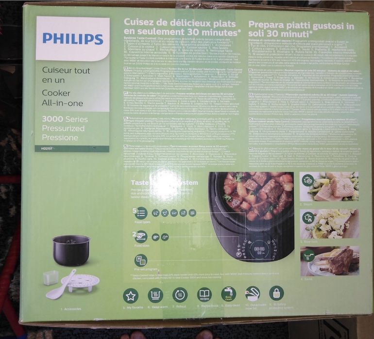 multicooker Philips model HD2151/40 nou - garantie 2029