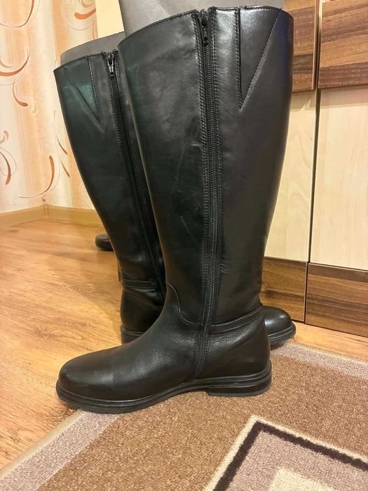 Дамски ботуши от естествена кожа Sergio Bardi