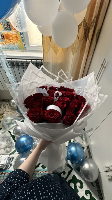 Свежый роза.  21 шт.                        .