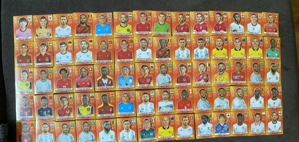 Cartonașe de colecție panini world cup 2022