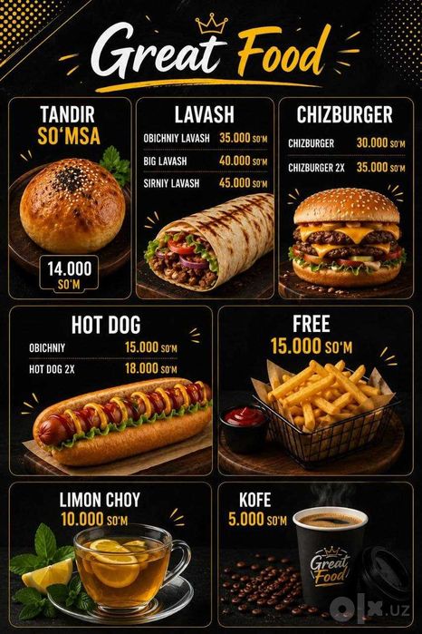 Fast food ummumiy ovqatlanish