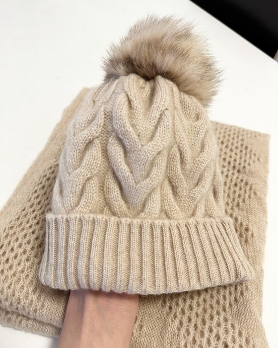 100% кашемир Шапка и шарф