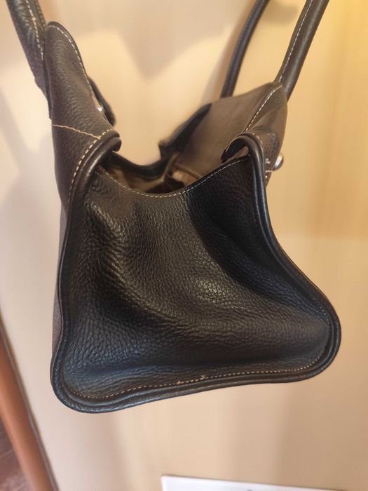 Кожена чанта (естествена кожа) + портмоне