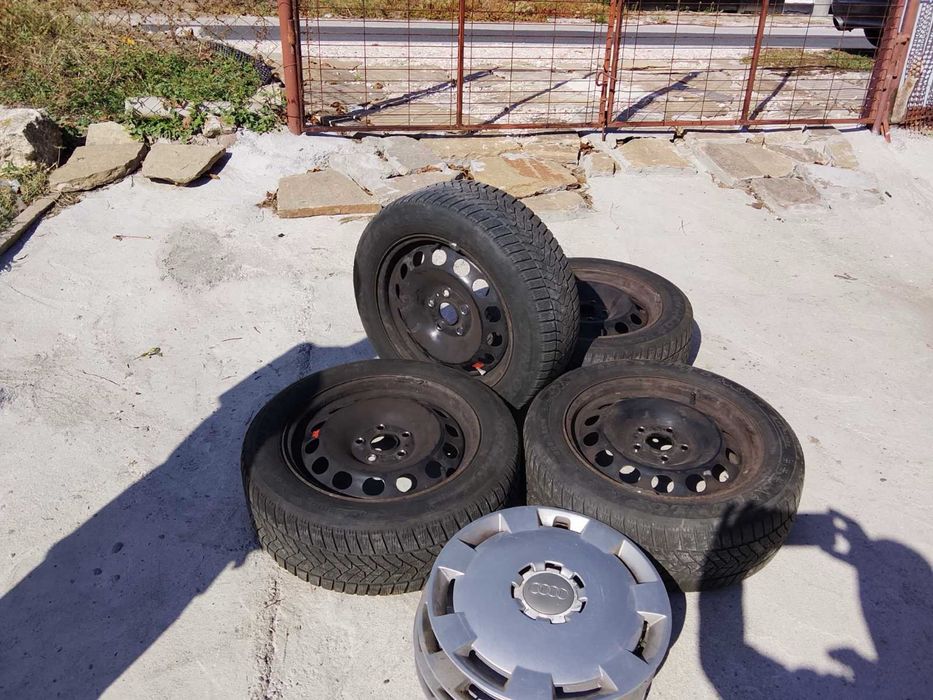 Джанти със гуми и тазове за Ауди, VW, Шкода и Сеат 16 цола
