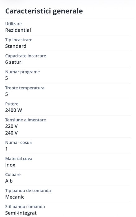 Masina de spalat vase compacta Bosch SKS51E22EU