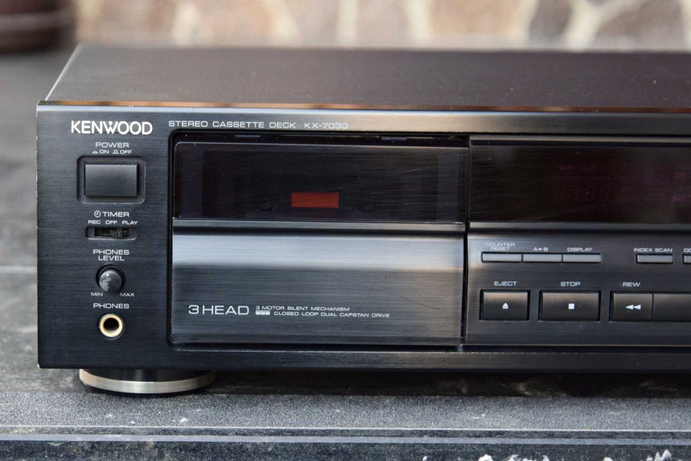 Deck 3 Head Kenwood KX-7030, casetofon