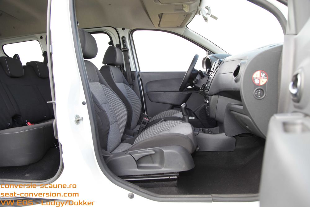 Sistem adaptare scaune de VW EOS pe Lodgy Dokker