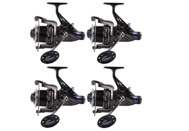 Set 4 Mulinete, Centurion Distance DP1080 cu 10 rulmenti si baitrunner