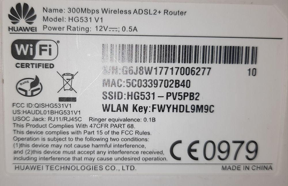 Роутер WIFI ADSL 2 +