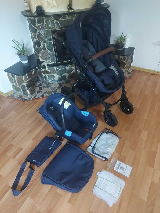 Kinderkraft XMOOV 3în1 multifuncțional ca Nou+ scaun auto Mink Negru