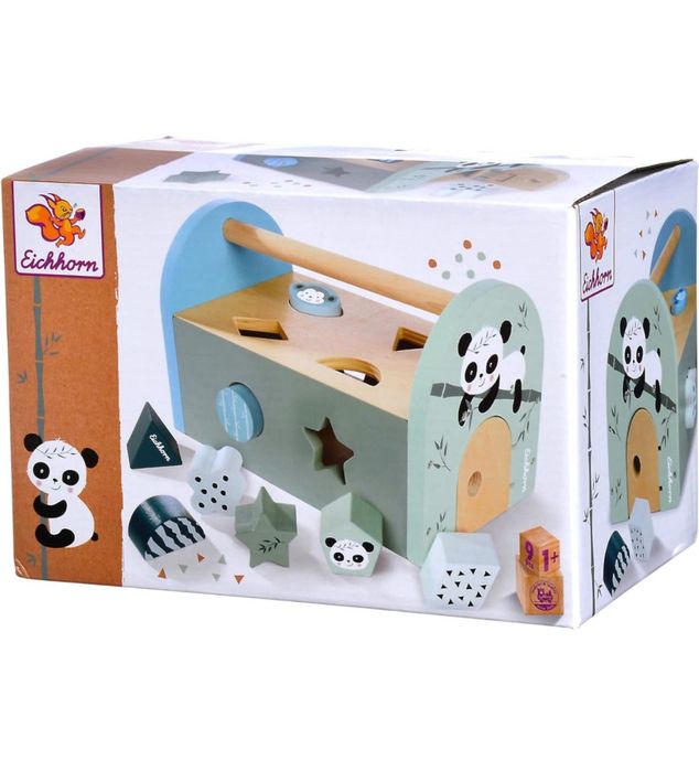 Дървен сортер с формички - Eichhorn