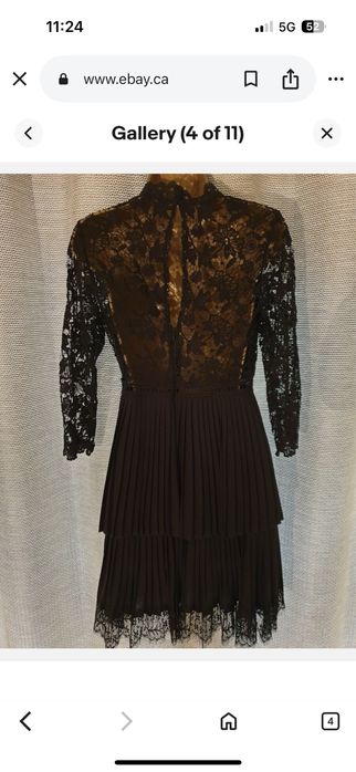 Черна рокля Zara