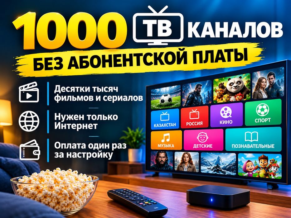 Настройка Smart TV Смарт ТВ, TV box ТВ бокс, ТВ каналы IPTV, Android