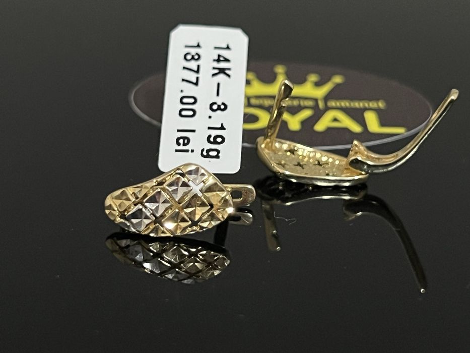 Bijuteria Royal CB : Cercei dama aur 14k 3,19 grame