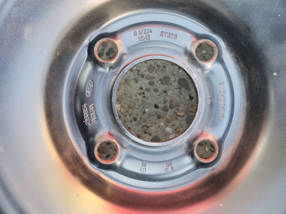 Set Jante Oțel Ford 16' 4x108 6 1/2 j Et 37.5 + Senzori presiune