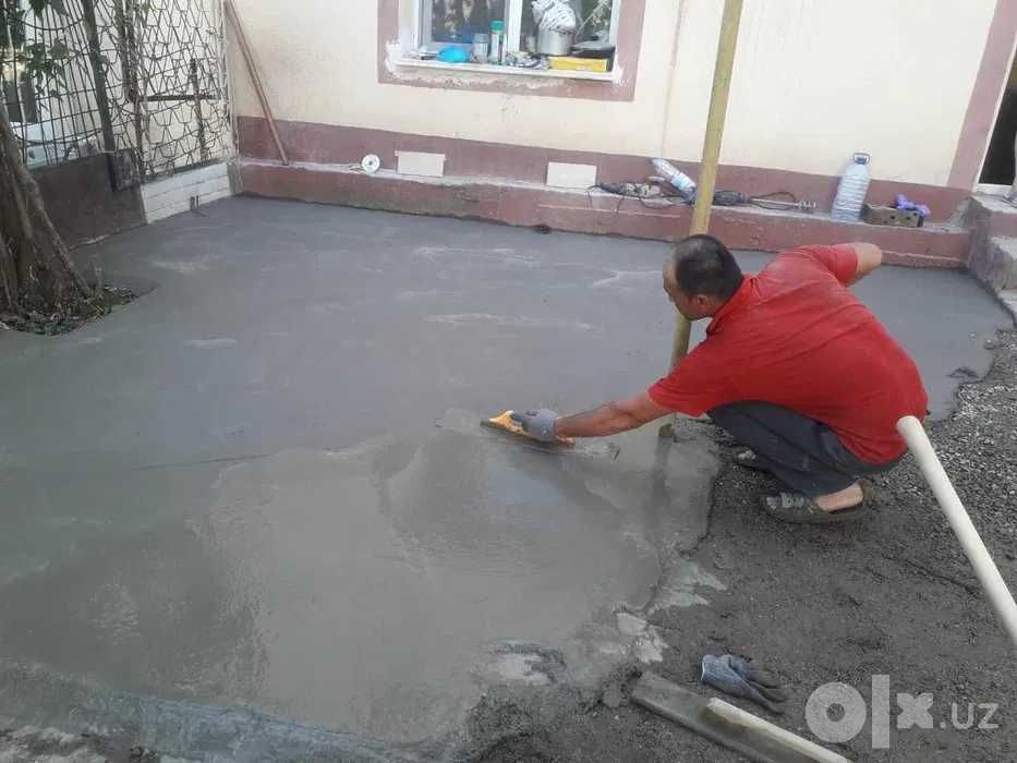 Styashka pola Полу сухая стяжка пола yarim quruq styasha