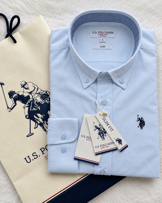 Camasa USPA Polo Assn. noua, marimi L si XL