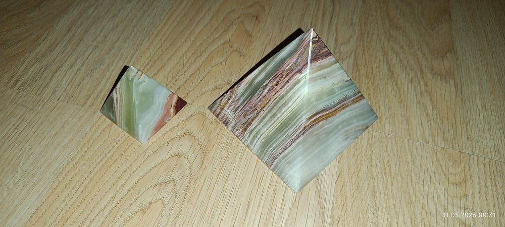 Комплект пирамид из натурального пакистанского оникса + Подарок