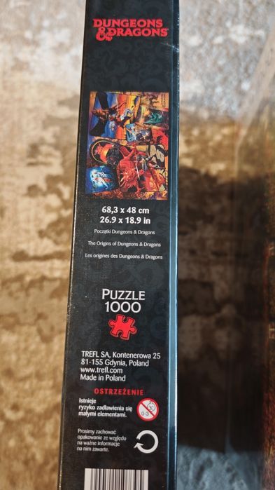 Puzzle 2000 și 1000 pcs trefl puzzle + Dungeons Dragons