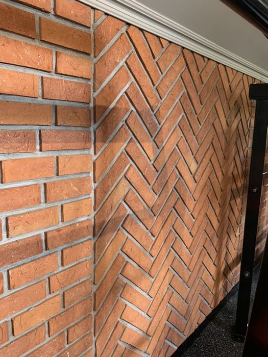 Caramida aparenta feliata noua miez 100% argila (decorativa, klinker )