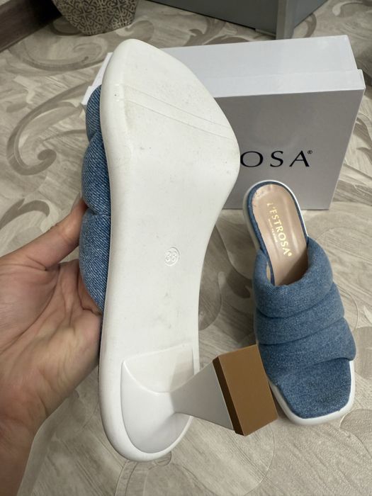 Лодочки, туфли, лоферы, макасины, сабо мюли джинсовые