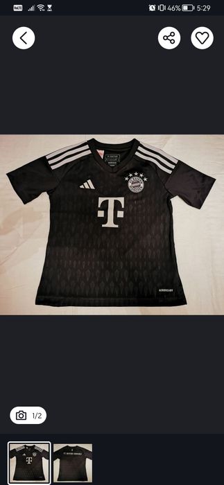 Tricou Adidas de fotbal pt copii (nou) 140, original Bayern  Munchen