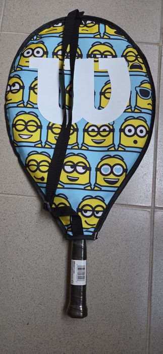 Rachete tenis copii Wilson Minions 2.0 Jr 21" – noi + husă